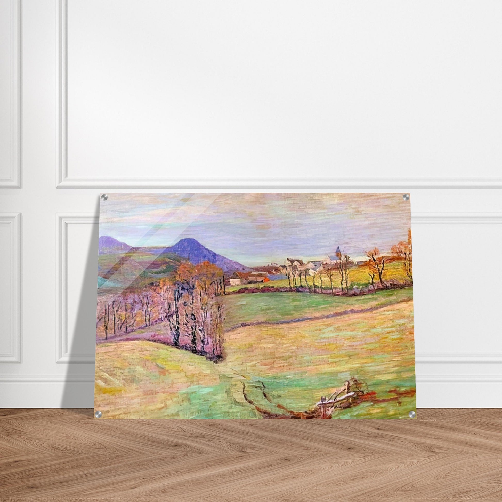 View of Saint-Sauves - Armand Guillaumin Acrylic Print - 70x100 cm / 28x40″ inches