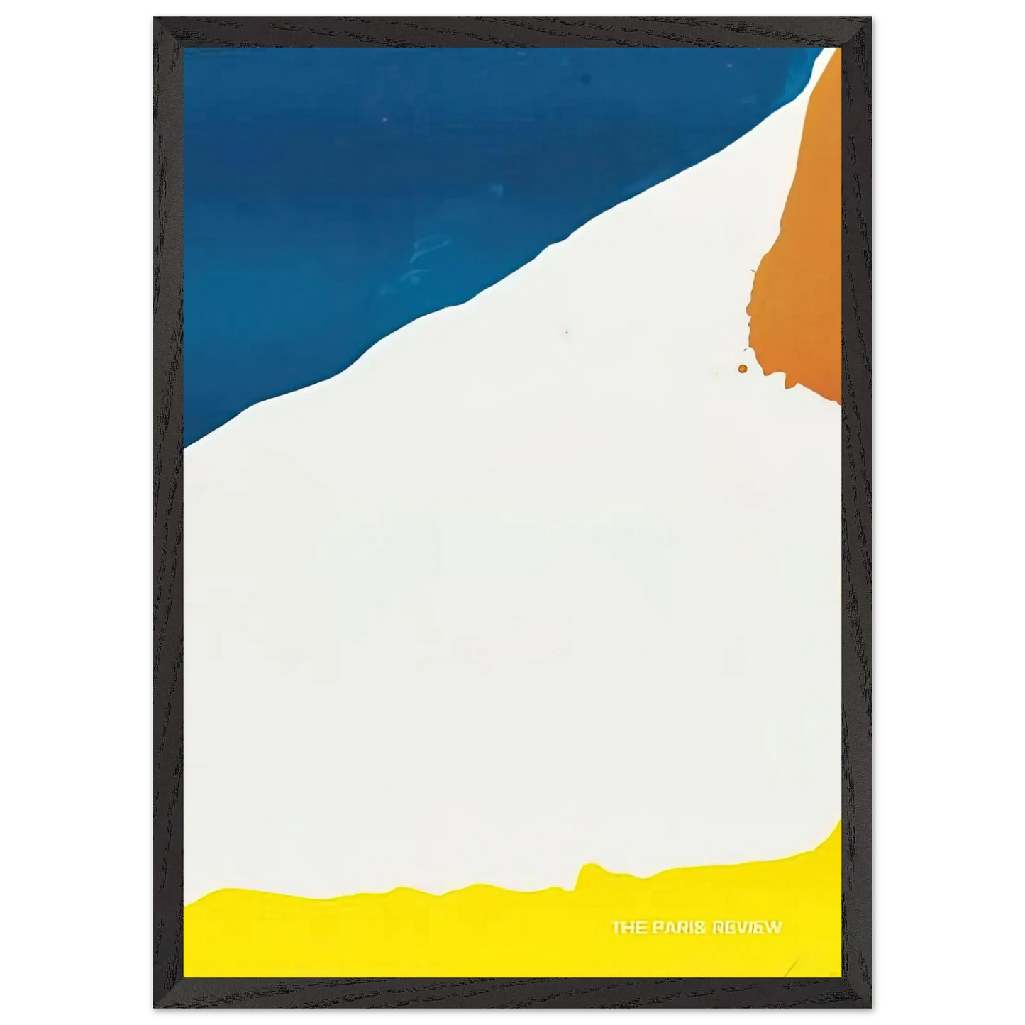 Helen Frankenthaler - Paris Review - 1966 Wall art - A1 (59.4 x 84.1  cm) - Premium Wooden Framed Poster With Fine Art Paper - Wood frame