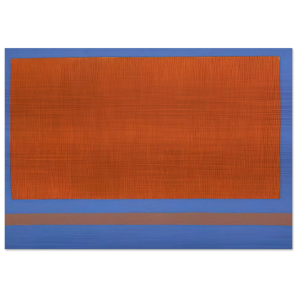 Classic Yellow Sun-Box - 1968 - Theodoros Stamos Brushed Aluminum Print - 70x100 cm / 28x40 inches | Theodoros Stamos Aluminum Print | Theodoros Stamos Prints