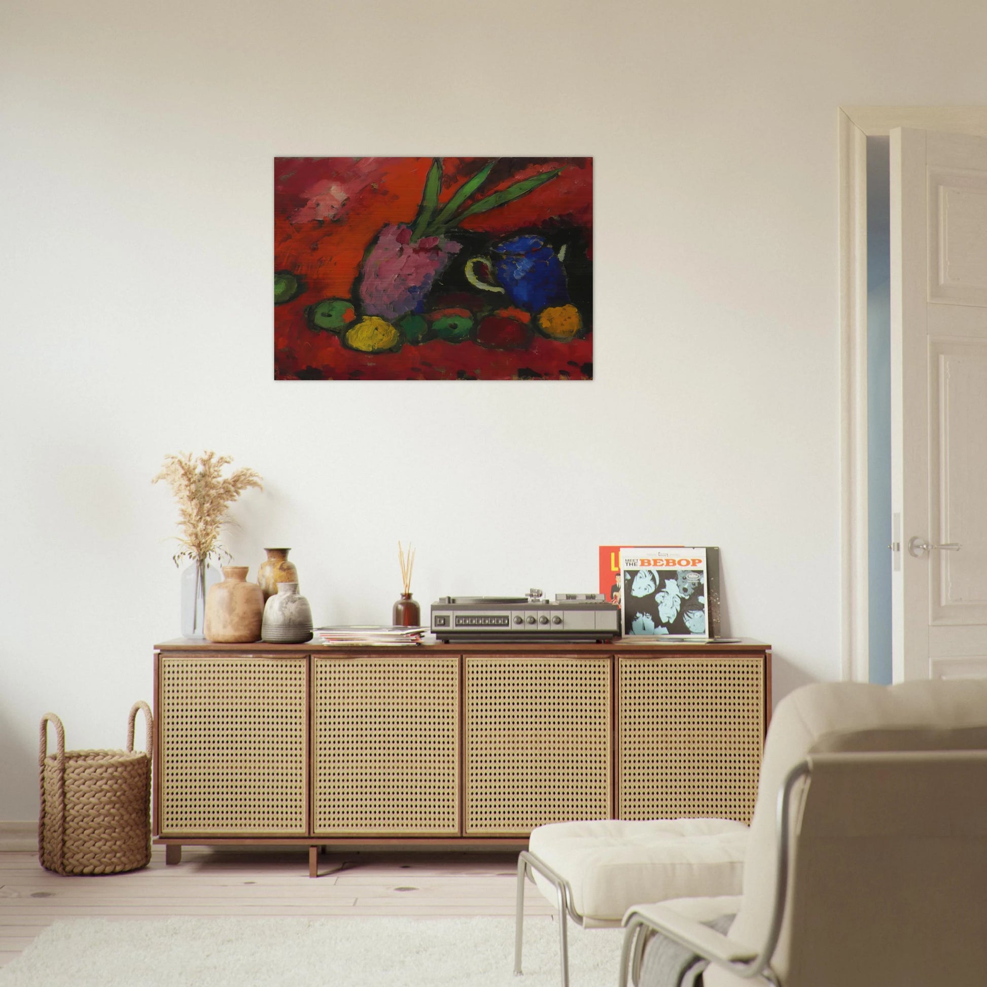 STILL LIFE 1912 - Alexej von Jawlensky Brushed Aluminum Print - 70x100 cm / 28x40 inches | Alexej von Jawlensky Aluminum Print | Alexej von Jawlensky Prints
