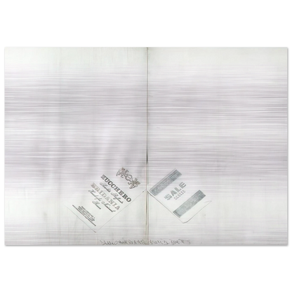 DA ALIGHIERO NATI A GUIDO BOETTI 1986 - Alighiero Boetti Brushed Aluminum Print - 70x100 cm / 28x40 inches | Alighiero Boetti Aluminum Print | Alighiero Boetti Prints