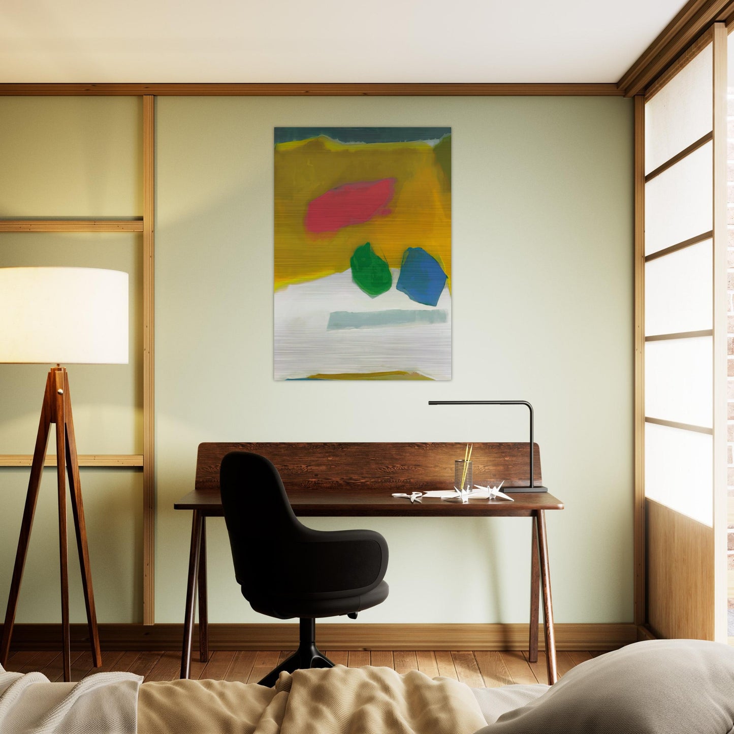 HARRIET 1984 - Esteban Vicente Brushed Aluminum Print - 70x100 cm / 28x40 inches | Esteban Vicente Aluminum Print | Esteban Vicente Prints