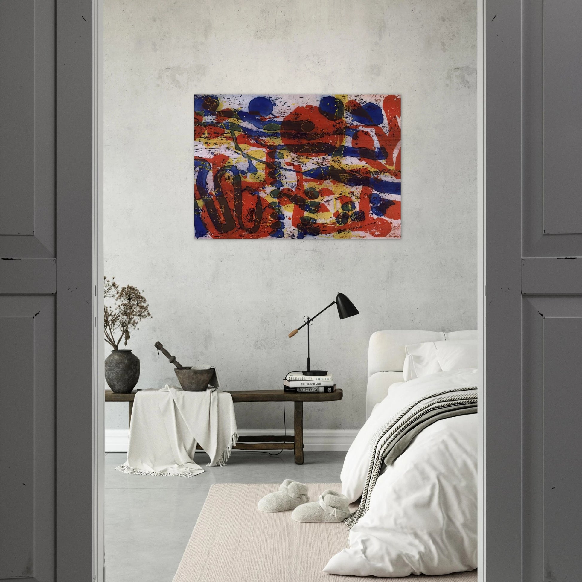 Untitled From The Brushwork Series - 1999 - Patrick Heron Brushed Aluminum Print - 70x100 cm / 28x40 inches | Patrick Heron Aluminum Print | Patrick Heron Prints