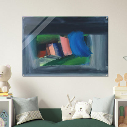 Rain - 1989 - Howard Hodgkin Acrylic Print - 70x100 cm / 28x40″ inches