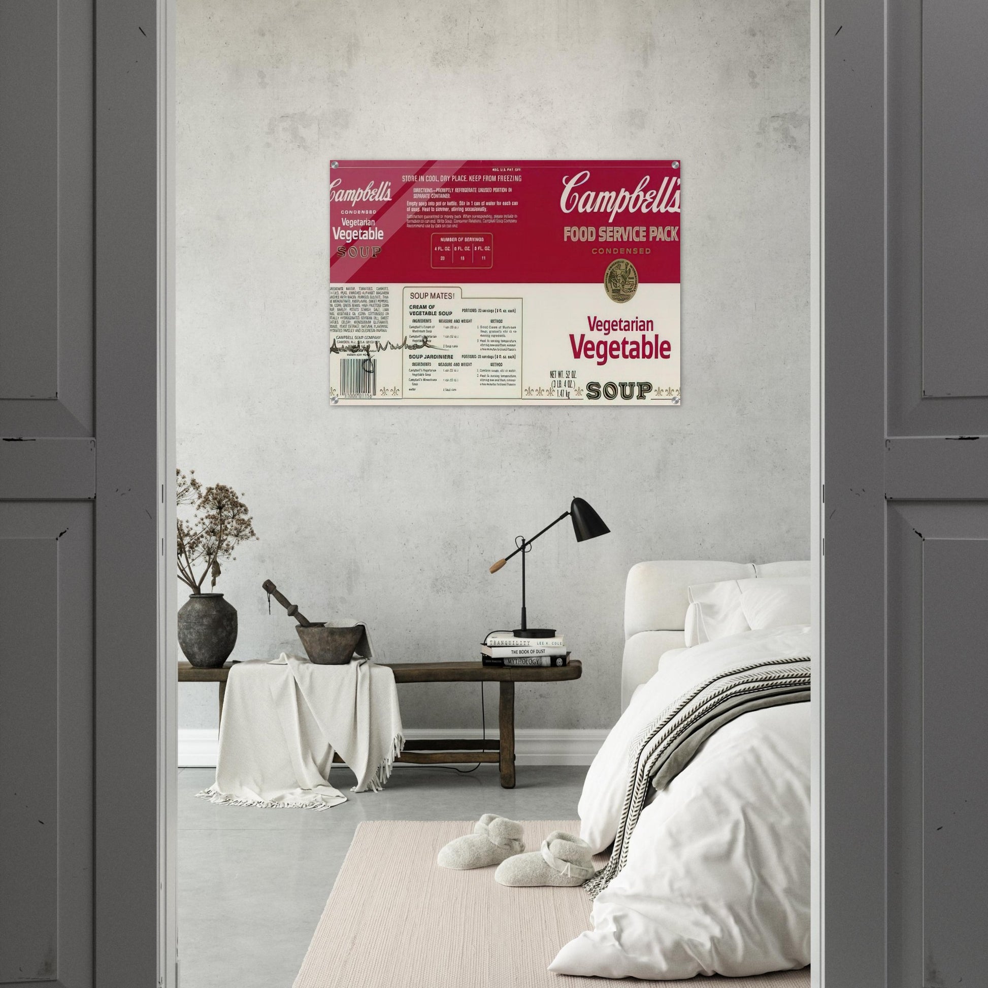 Campbell Soup Company - Andy Warhol Acrylic Print - 70x100 cm / 28x40″ inches