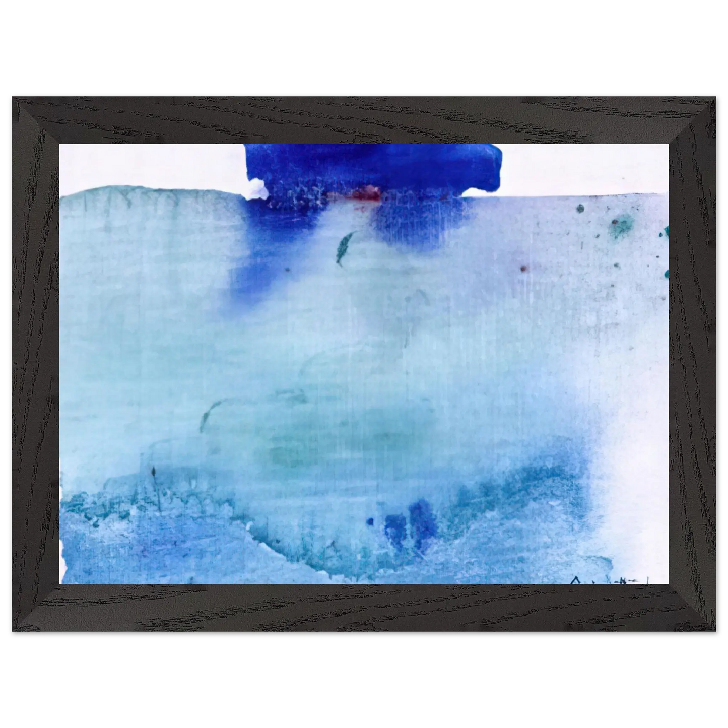 Helen Frankenthaler - Untitled - 1982 Wall art - 30x45 cm / 12x18 inches - Premium Wooden Framed Poster With Fine Art Paper - Black frame