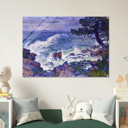 EAST WIND 1904 - Theo van Rysselberghe Acrylic Print - 70x100 cm / 28x40″ inches