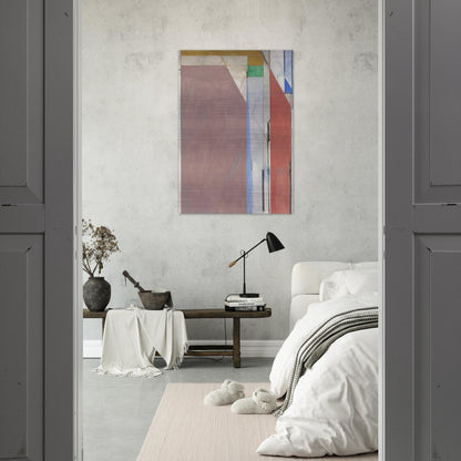 Ocean Park #70 - Richard Diebenkorn Brushed Aluminum Print - 70x100 cm / 28x40 inches | Richard Diebenkorn Aluminum Print | Richard Diebenkorn Prints