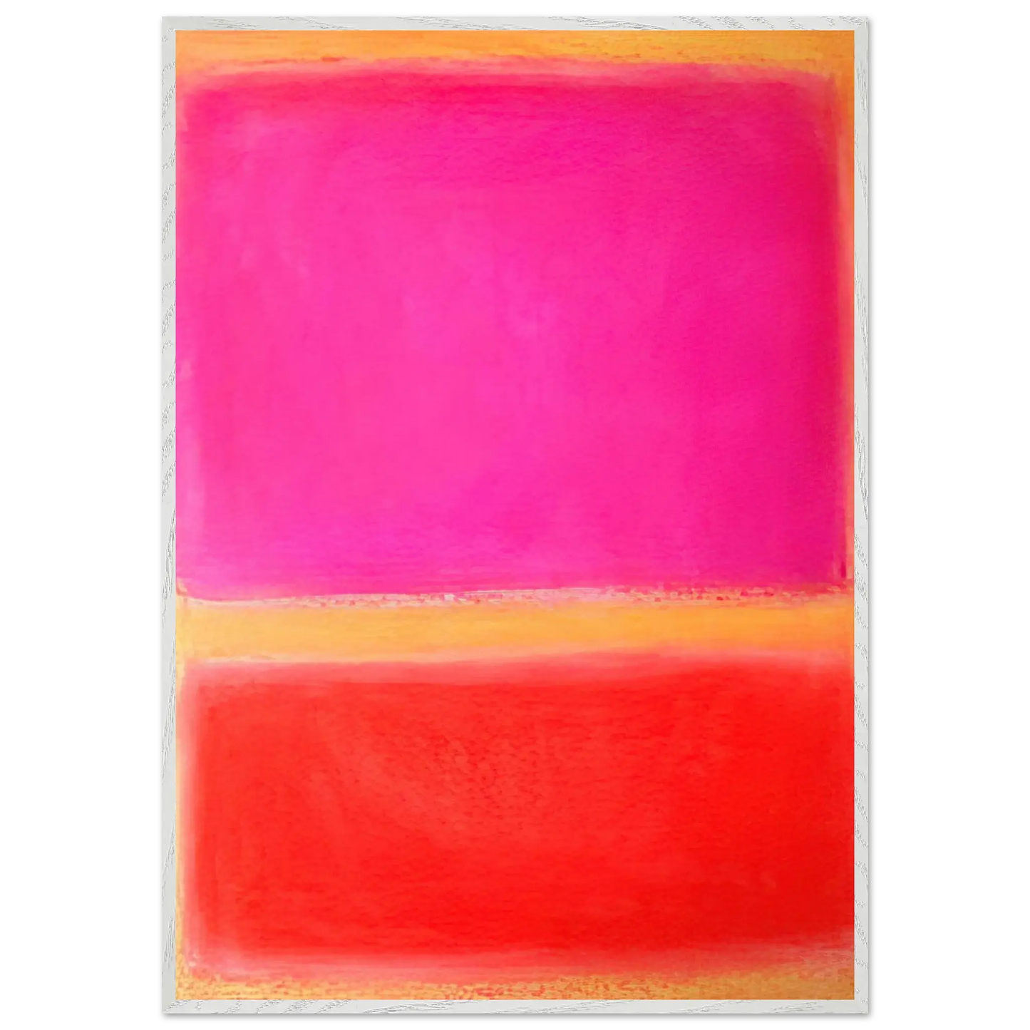 Helen Frankenthaler - Untitled - Color Field Painting Wall art - 50x50 cm / 20x20 inches - Fine Art Poster - -
