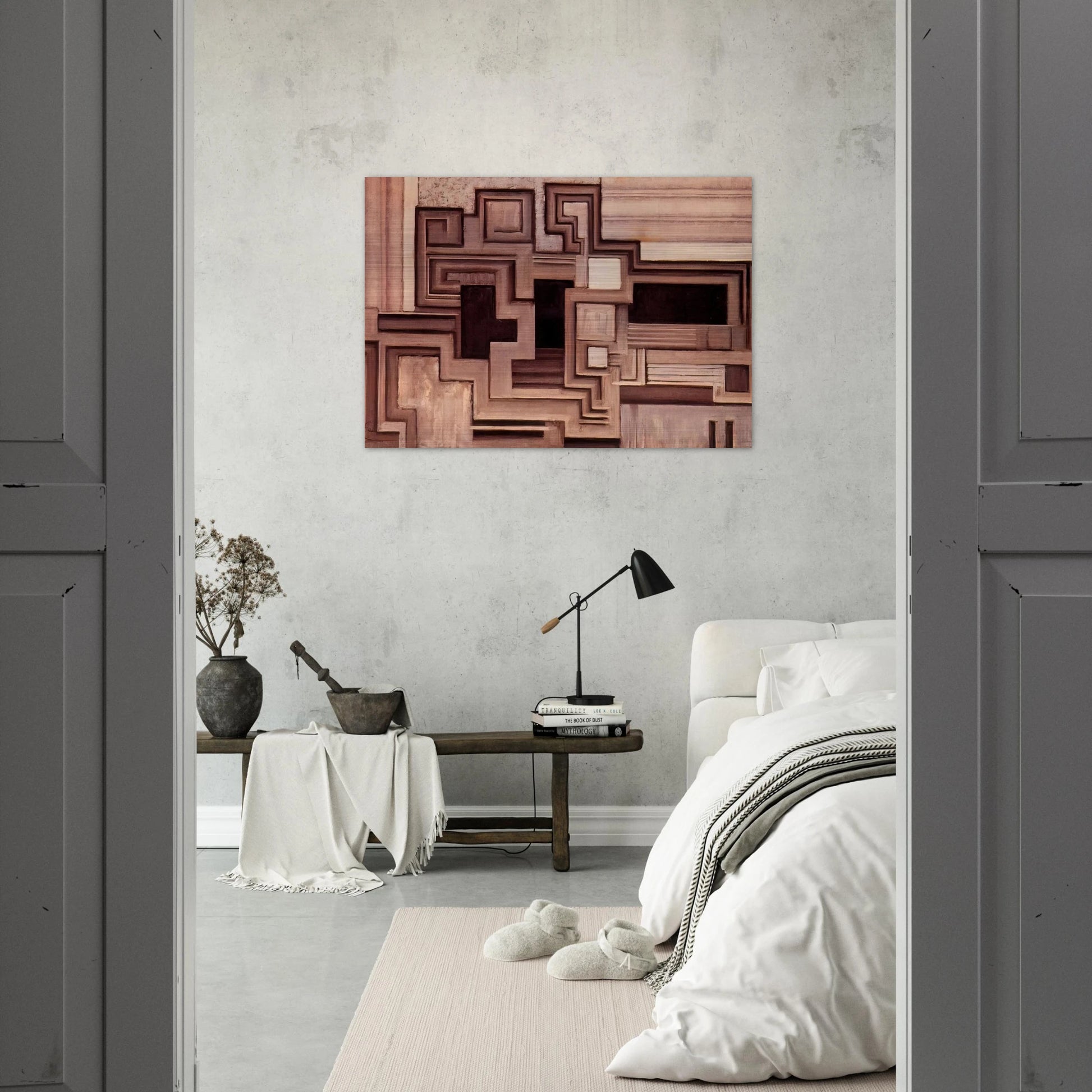 Two grays II - Frantisek Kupka Brushed Aluminum Print - 70x100 cm / 28x40 inches | Frantisek Kupka Aluminum Print | Frantisek Kupka Prints