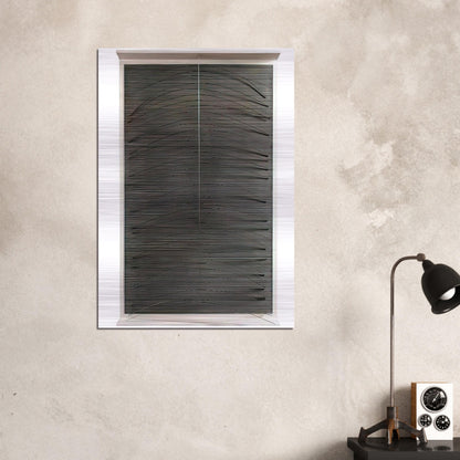LA COURVE BLEUE 1965 - Jesus Rafael Soto Brushed Aluminum Print - 70x100 cm / 28x40 inches | Jesus Rafael Soto Aluminum Print | Jesus Rafael Soto Prints