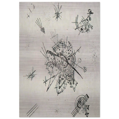 SMALL WORLDS X 1922 - Wassily Kandinsky Brushed Aluminum Print - 70x100 cm / 28x40 inches | Wassily Kandinsky Aluminum Print | Wassily Kandinsky Prints