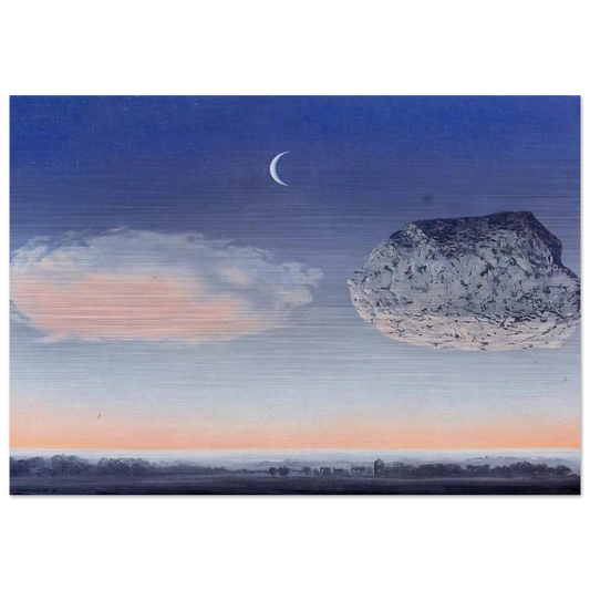 THE BATTLE OF THE ARGONNE 1959 - Rene Magritte Brushed Aluminum Print - 70x100 cm / 28x40 inches | Rene Magritte Aluminum Print | Rene Magritte Prints