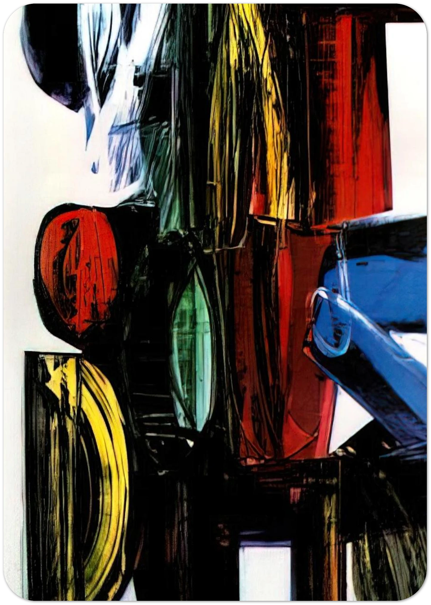 Anagrama - 1973 By Joao Vieira Pack of 10 Post Cards | Joao Vieira Post Cards | A6 (10.5 x 14.8 cm) - 4.1 x 5.8 inches