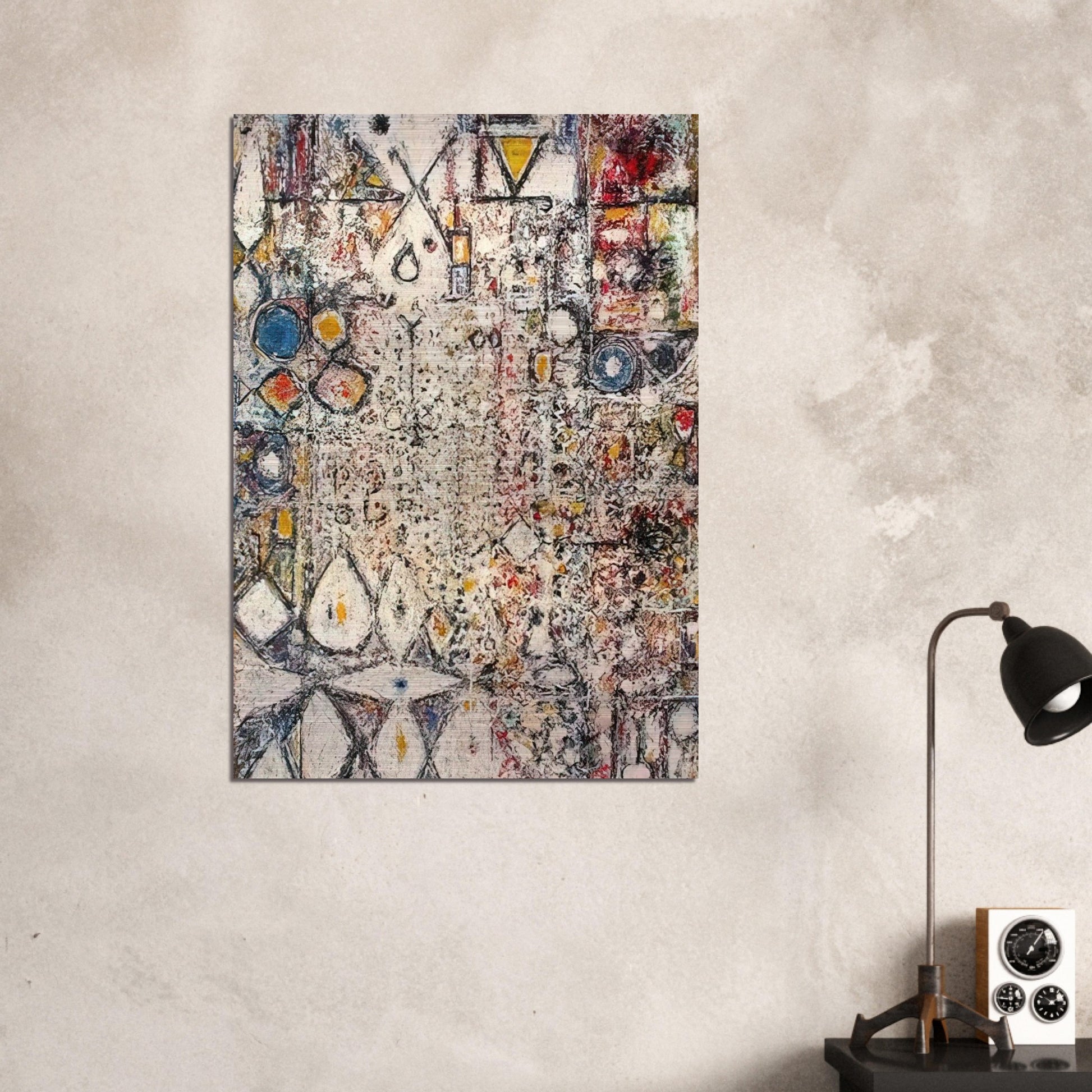 White Gothic #3 - 1957 - Richard Pousette-Dart Brushed Aluminum Print - 70x100 cm / 28x40 inches | Richard Pousette-Dart Aluminum Print | Richard Pousette-Dart Prints