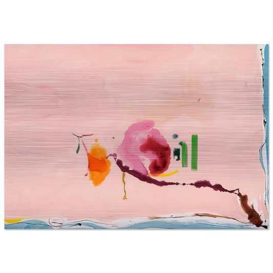 Flirt - 1995 - Helen Frankenthaler Brushed Aluminum Print - 70x100 cm / 28x40 inches | Helen Frankenthaler Aluminum Print | Helen Frankenthaler Prints
