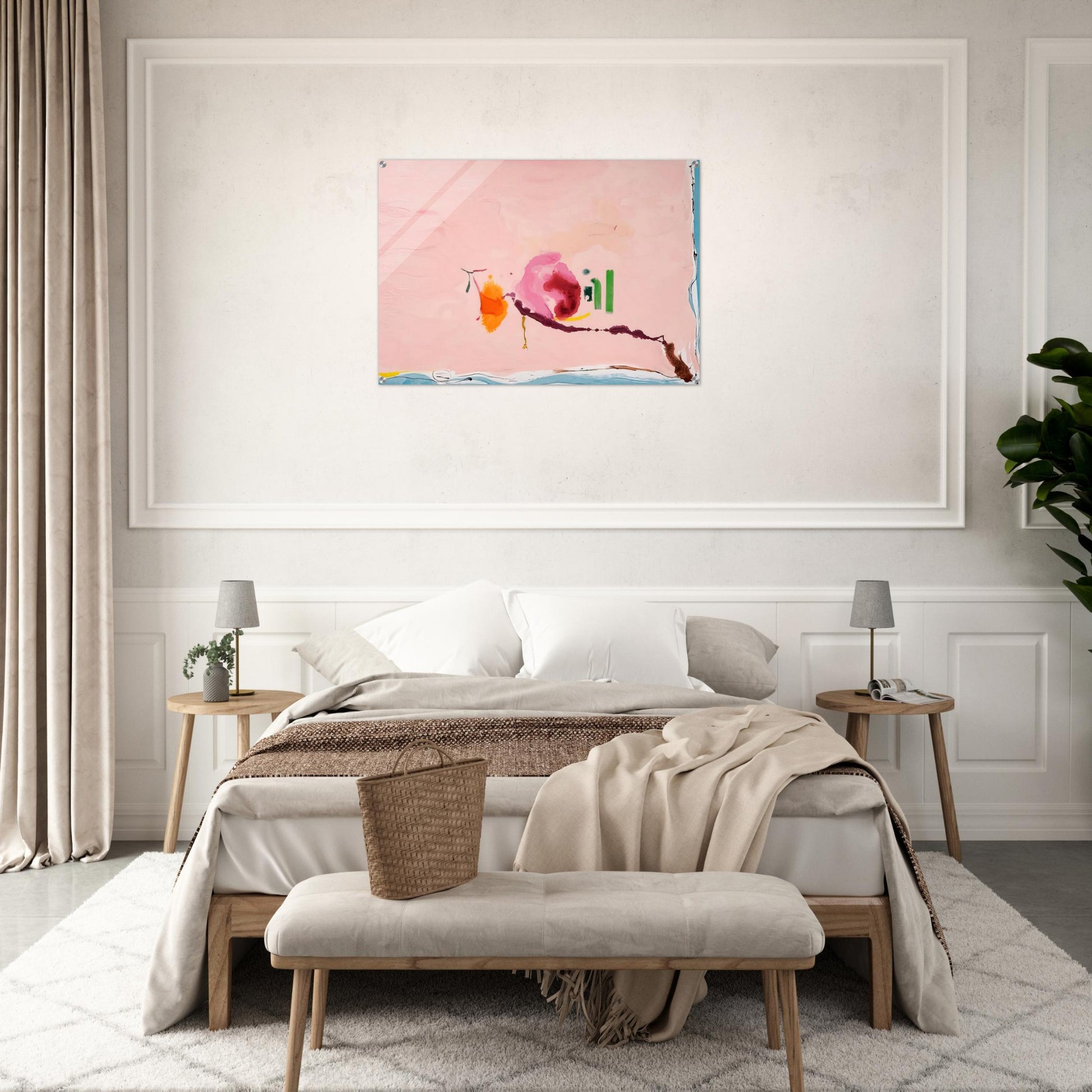 Flirt - 1995 - Helen Frankenthaler Acrylic Print - 70x100 cm / 28x40″ inches