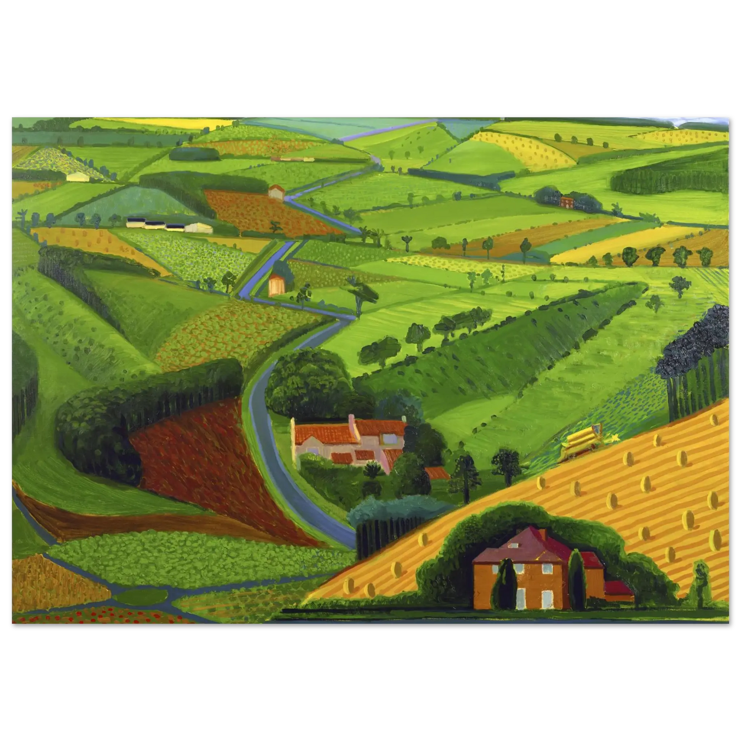 David Hockney - David Hockney Wall art - 50x70 cm / 20x28 Inches - Fine Art Poster - -