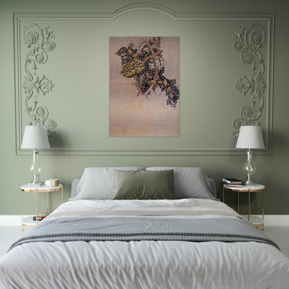 DESIGN FOR WINDRUSH PRINTED TEXTILE 1883 - William Morris Brushed Aluminum Print - 70x100 cm / 28x40 inches | William Morris Aluminum Print | William Morris Prints