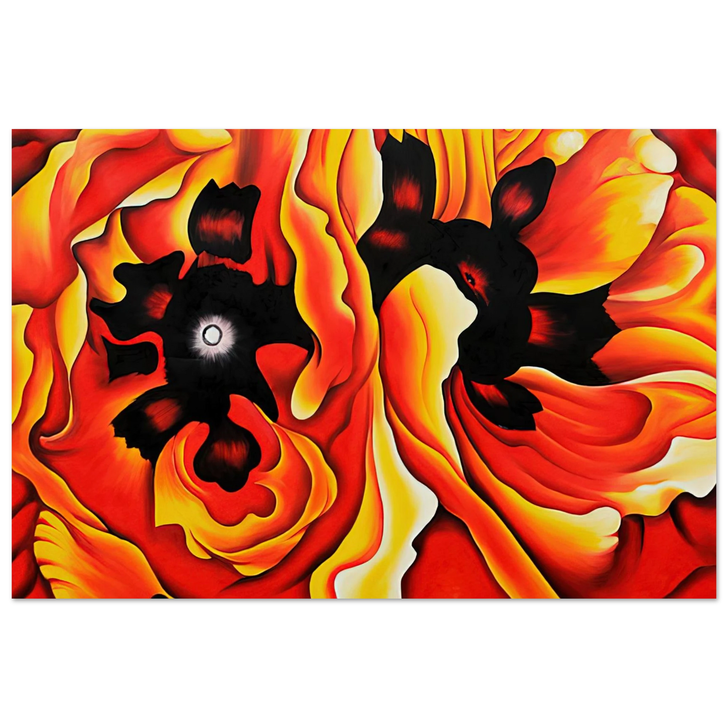 Georgia O'Keeffe - Oriental Poppies II Fine Art Poster