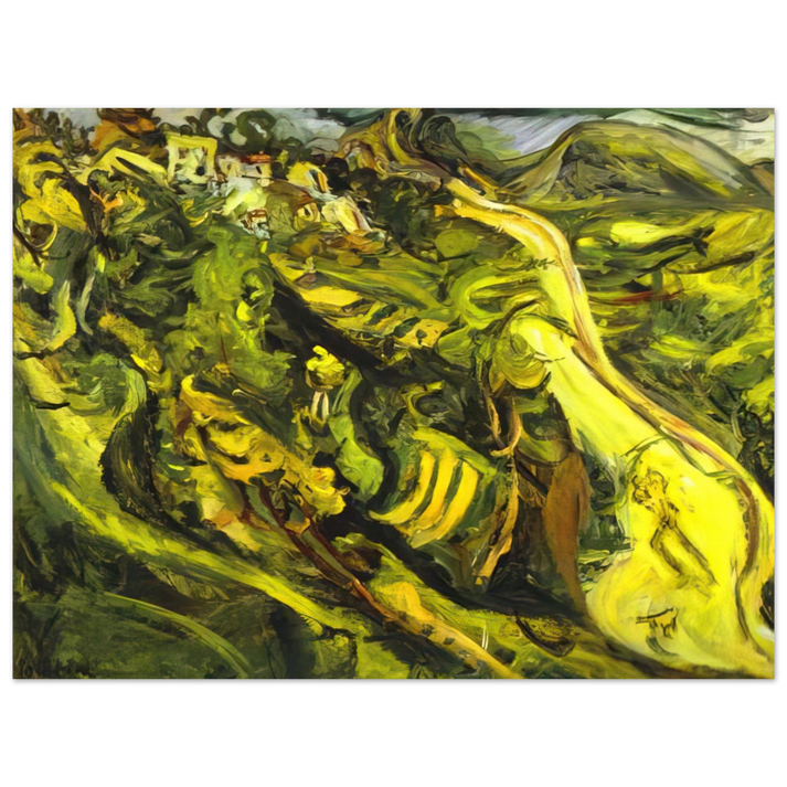 Chaim Soutine - ROAD AT CAGNES  75x100 cm / 30x40inches Fine Art Poster
