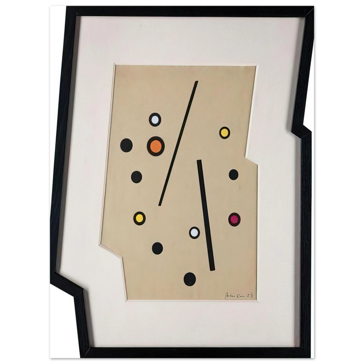 Carmelo Arden Quin - Forme Madi - 1958  75x100 cm / 30x40inches Fine Art Poster