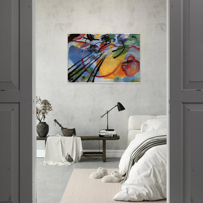 IMPROVISATION 26 ROWING 1912 - Wassily Kandinsky Brushed Aluminum Print - 70x100 cm / 28x40 inches | Wassily Kandinsky Aluminum Print | Wassily Kandinsky Prints