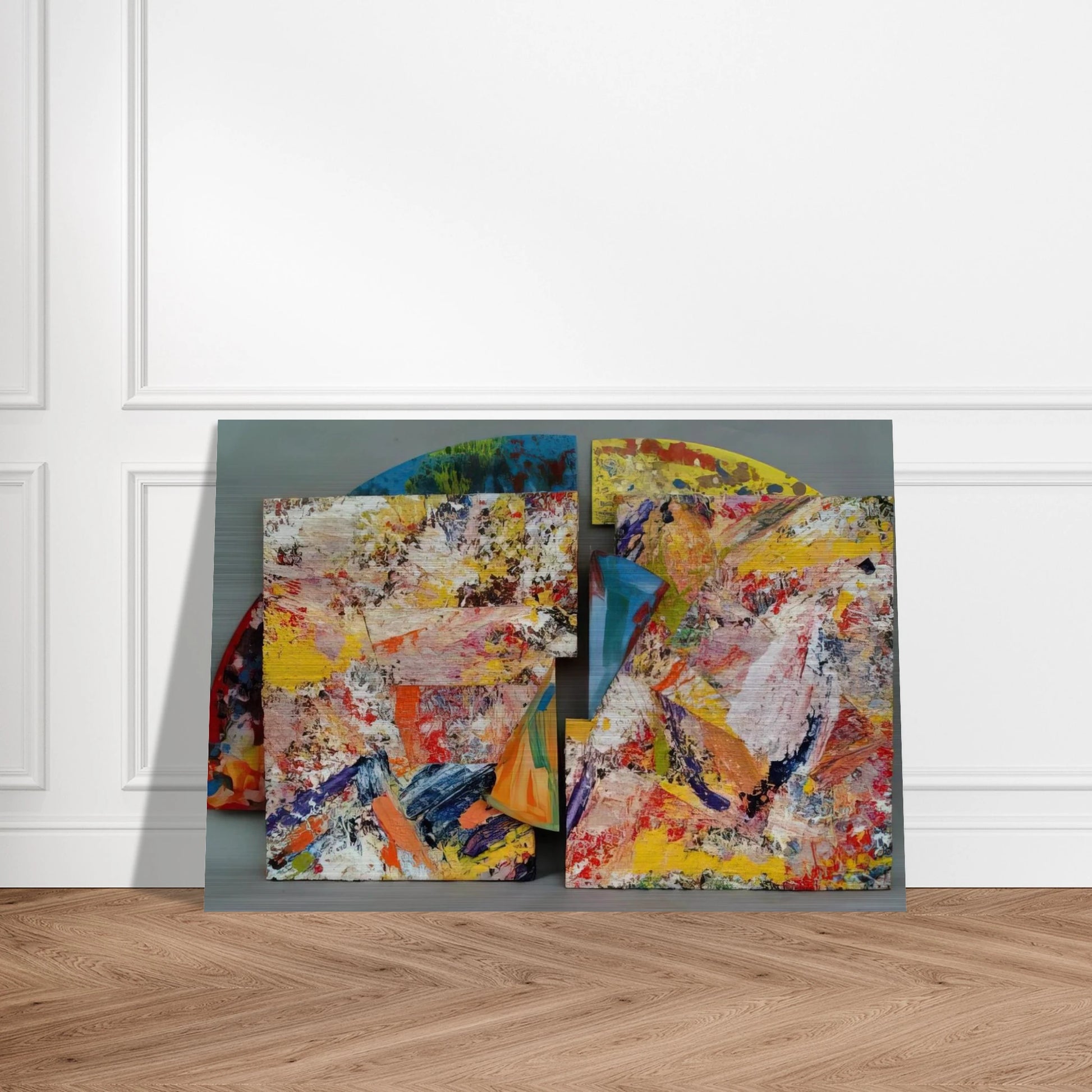 Pearlie - Sam Gilliam Brushed Aluminum Print - 70x100 cm / 28x40 inches | Sam Gilliam Aluminum Print | Sam Gilliam Prints