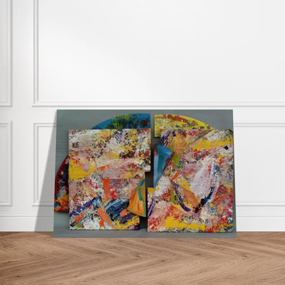 Pearlie - Sam Gilliam Brushed Aluminum Print - 70x100 cm / 28x40 inches | Sam Gilliam Aluminum Print | Sam Gilliam Prints