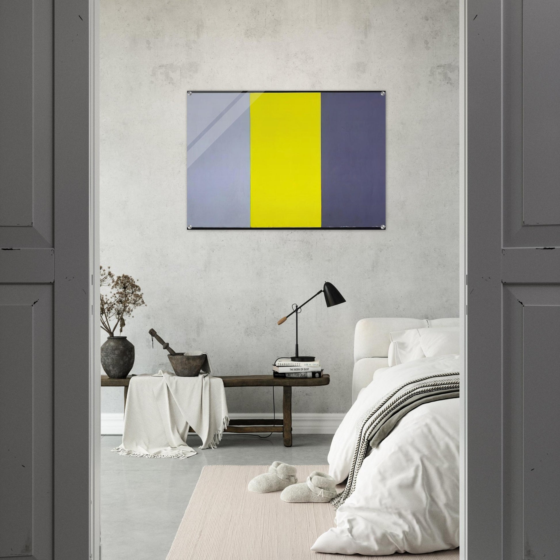 Summer Table - 1972 - Brice Marden Acrylic Print - 70x100 cm / 28x40″ inches | Brice Marden Wall Art | Brice Marden Prints
