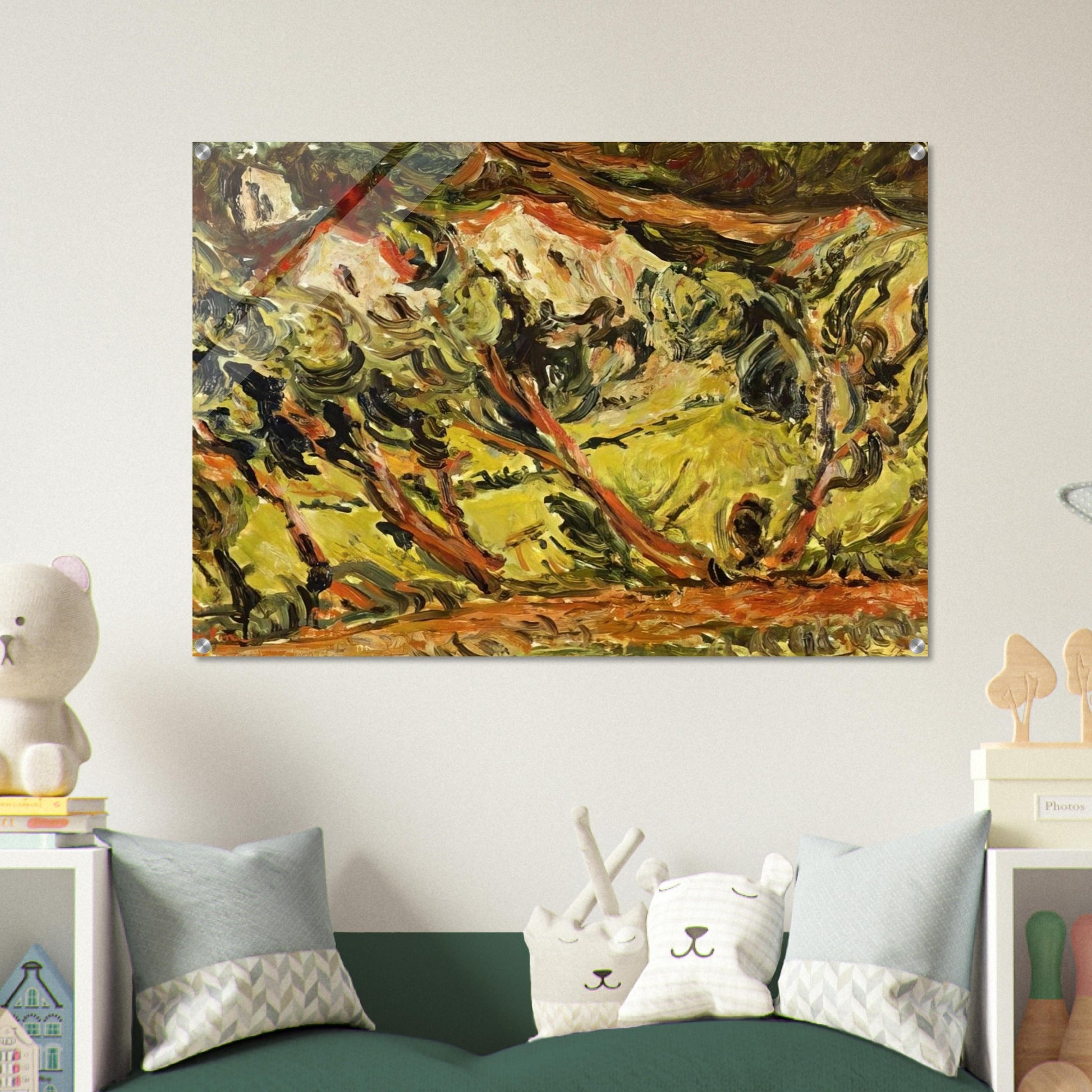CERET LANDSCAPE 1 - Chaim Soutine Acrylic Print - 70x100 cm / 28x40″ inches