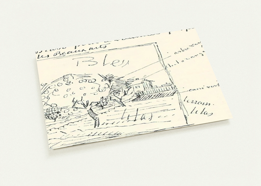 Orchard and House with Orange Roof By Vincent van Gogh Pack of 10 Post Cards | Vincent van Gogh Post Cards | A6 (10.5 x 14.8 cm) - 4.1 x 5.8 inches