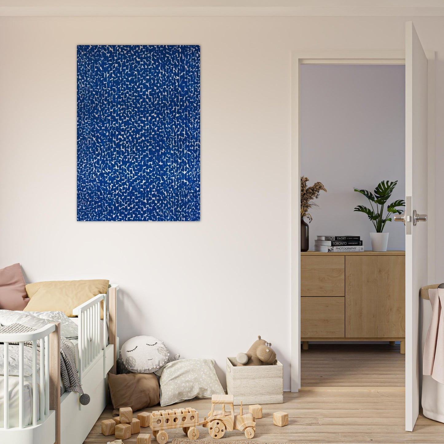 SKY LIGHT 1973 - Alma Woodsey Thomas Brushed Aluminum Print - 70x100 cm / 28x40 inches | Alma Woodsey Thomas Aluminum Print | Alma Woodsey Thomas Prints