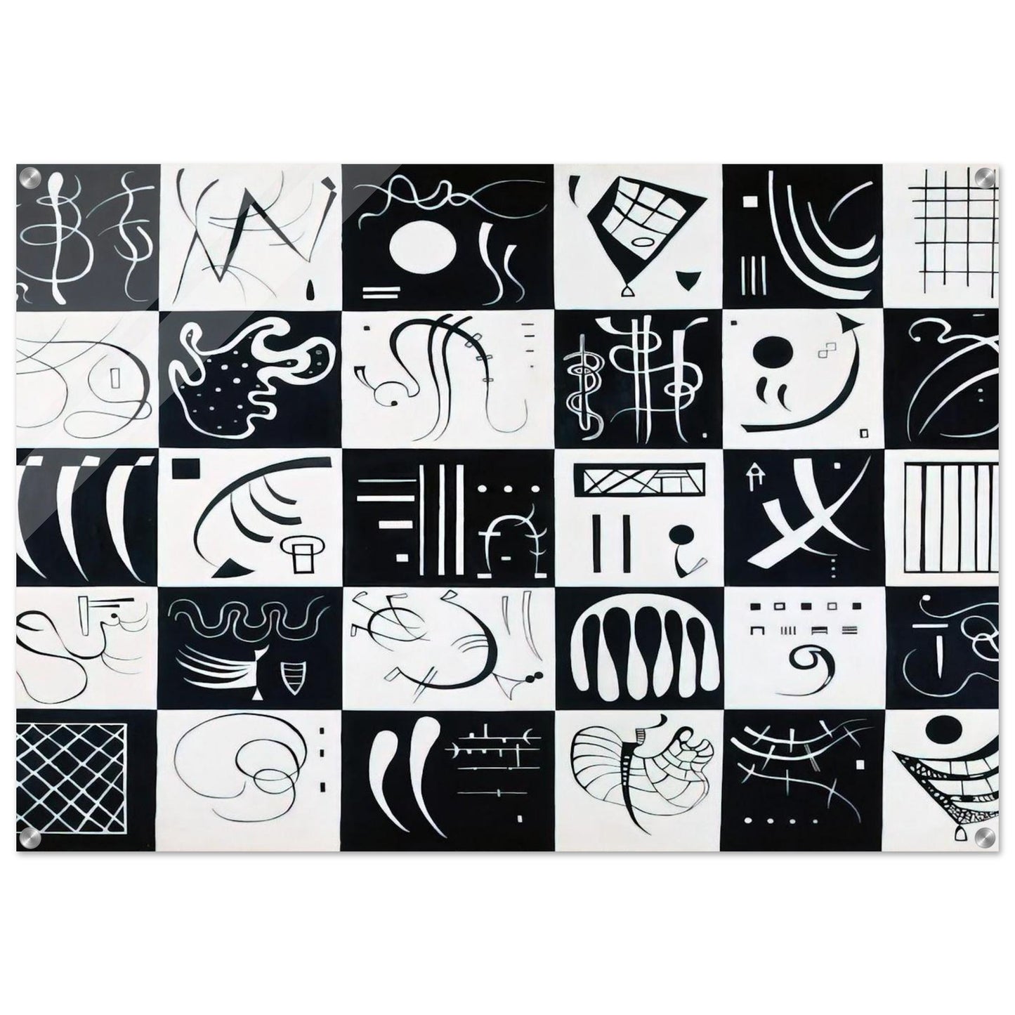 THIRTY 1937 - Wassily Kandinsky Acrylic Print - 70x100 cm / 28x40″ inches