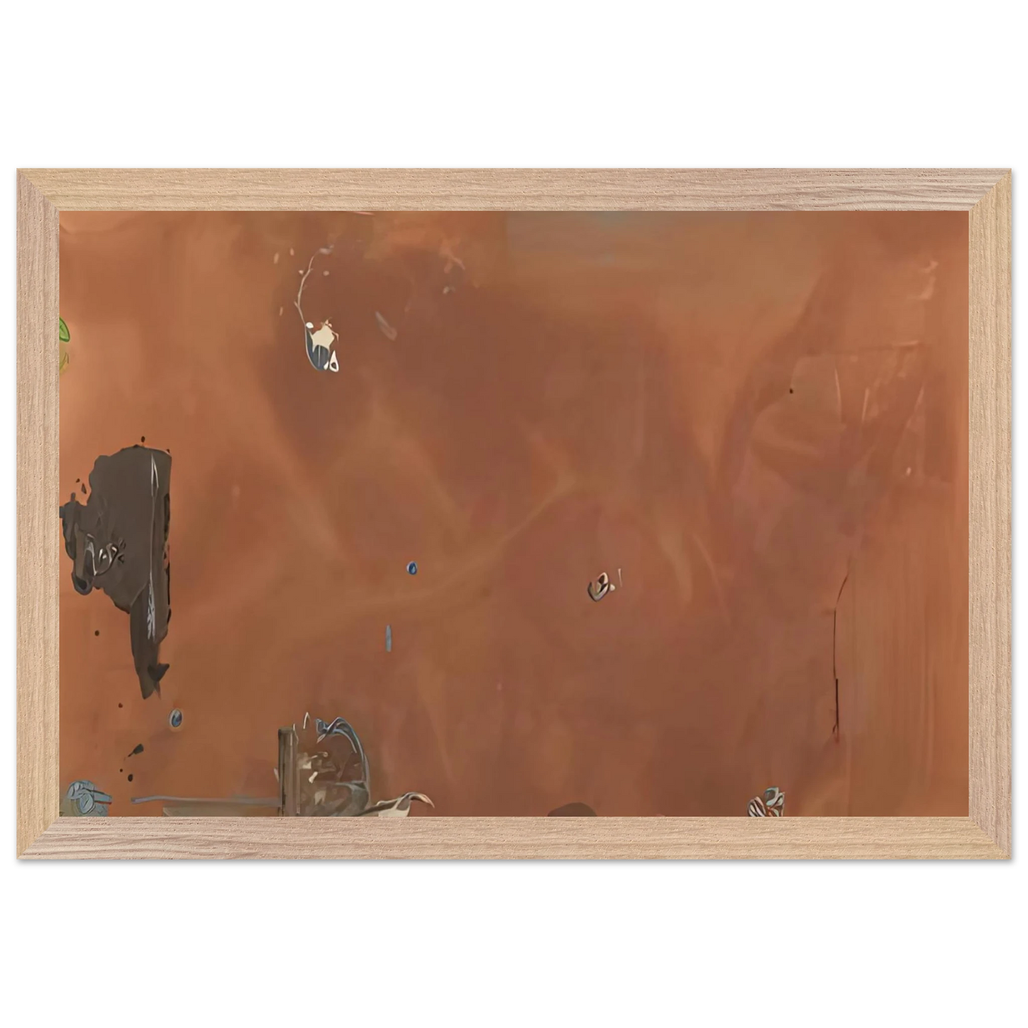 Helen Frankenthaler - Into October, 1983- Wall Art - 60x80 cm / 24x32 inches - Fine Art Poster-canvas - -