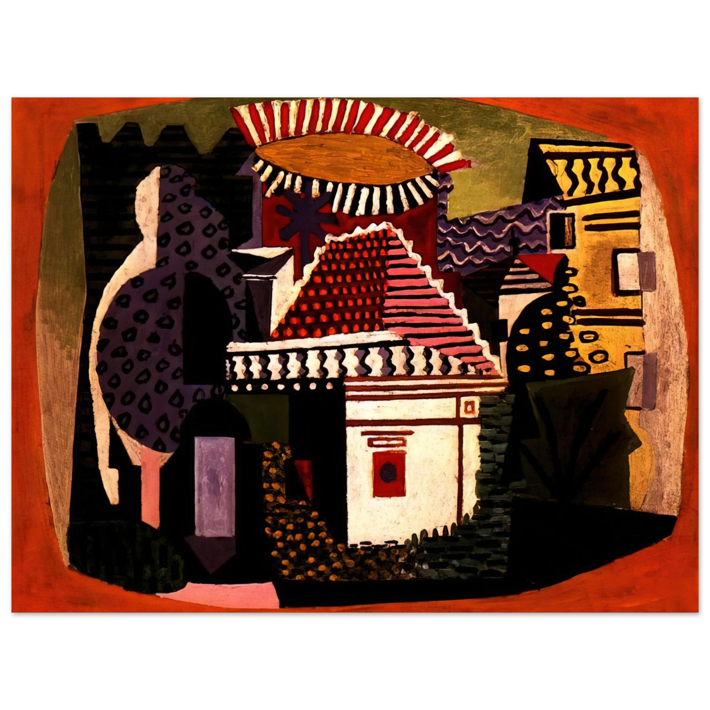 Pablo Picasso - Landscape of Juan-les-Pins  75x100 cm / 30x40inches Fine Art Poster