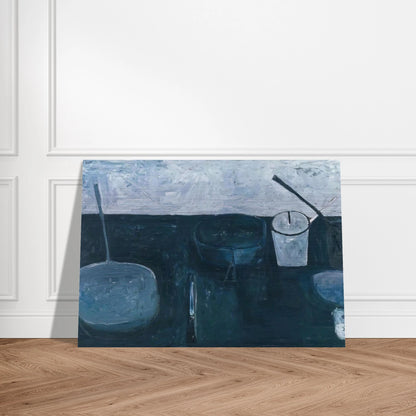 Winter Still Life - 1956 - William Scott Brushed Aluminum Print - 70x100 cm / 28x40 inches | William Scott Aluminum Print | William Scott Prints