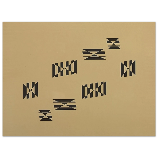 Helio Oiticica - Metaesquema - 1957  75x100 cm / 30x40inches Fine Art Poster