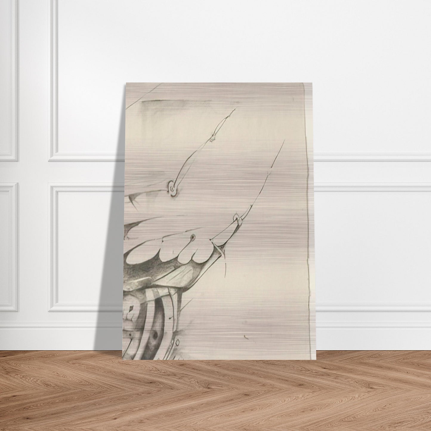 UNTITLED 1998 1 - Lee Bontecou Brushed Aluminum Print - 70x100 cm / 28x40 inches | Lee Bontecou Aluminum Print | Lee Bontecou Prints