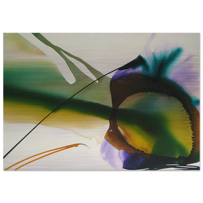 Phenomena Amber Sight - 1968 - Paul Jenkins Brushed Aluminum Print - 70x100 cm / 28x40 inches | Paul Jenkins Aluminum Print | Paul Jenkins Prints