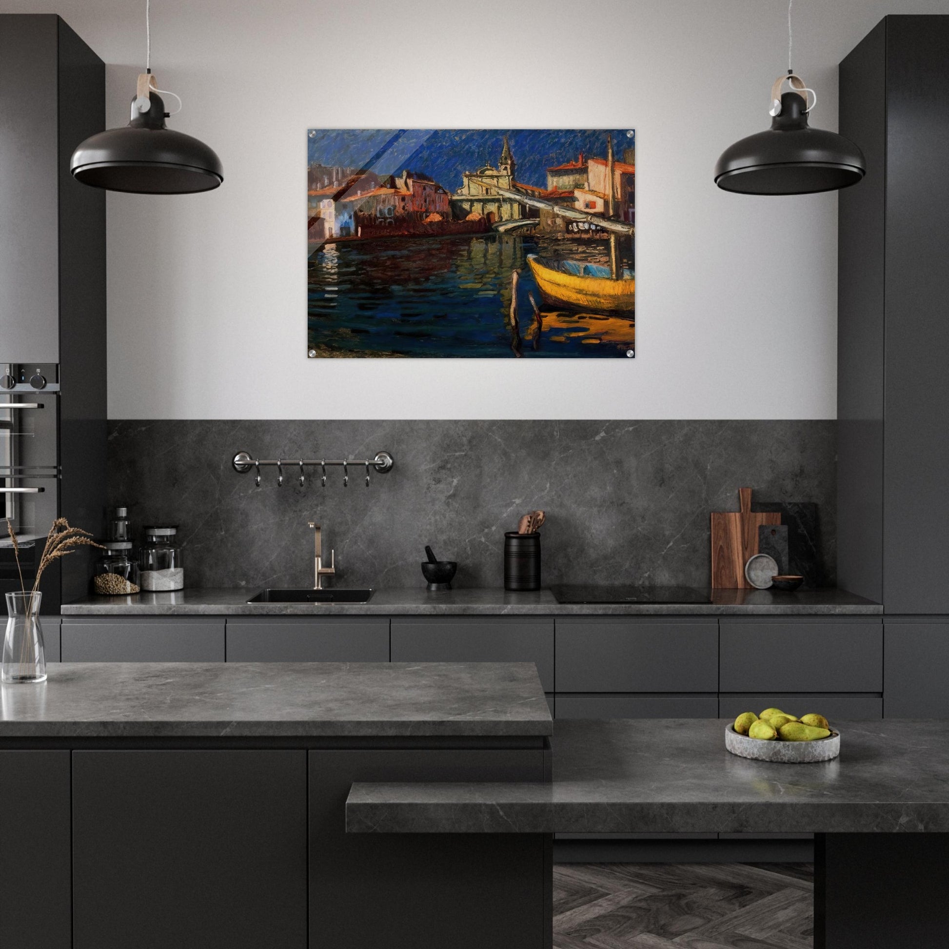MARTIGUES - Raoul Dufy Acrylic Print - 70x100 cm / 28x40″ inches