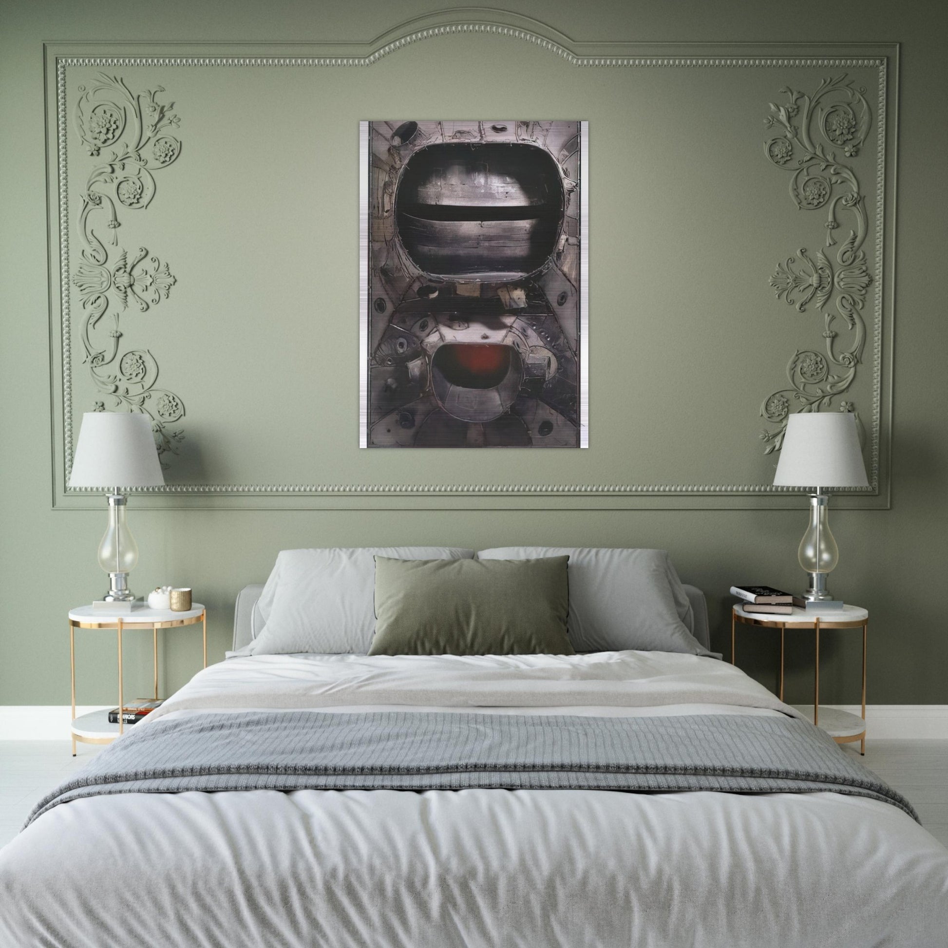 UNTITLED 1961 - Lee Bontecou Brushed Aluminum Print - 70x100 cm / 28x40 inches | Lee Bontecou Aluminum Print | Lee Bontecou Prints