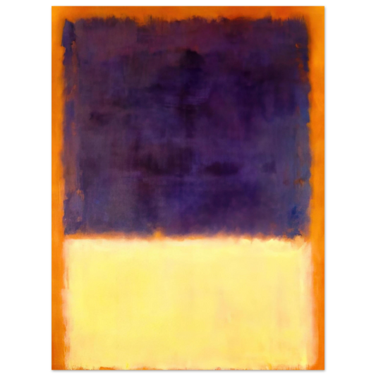 Mark Rothko - Red, Orange, Tan and Purple - 1954 Wall Art - 21x29.7 cm / 8x12" - Fine Art Poster - -