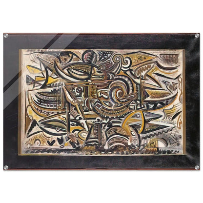 Bird in the Wind - Richard Pousette-Dart Acrylic Print - 70x100 cm / 28x40″ inches