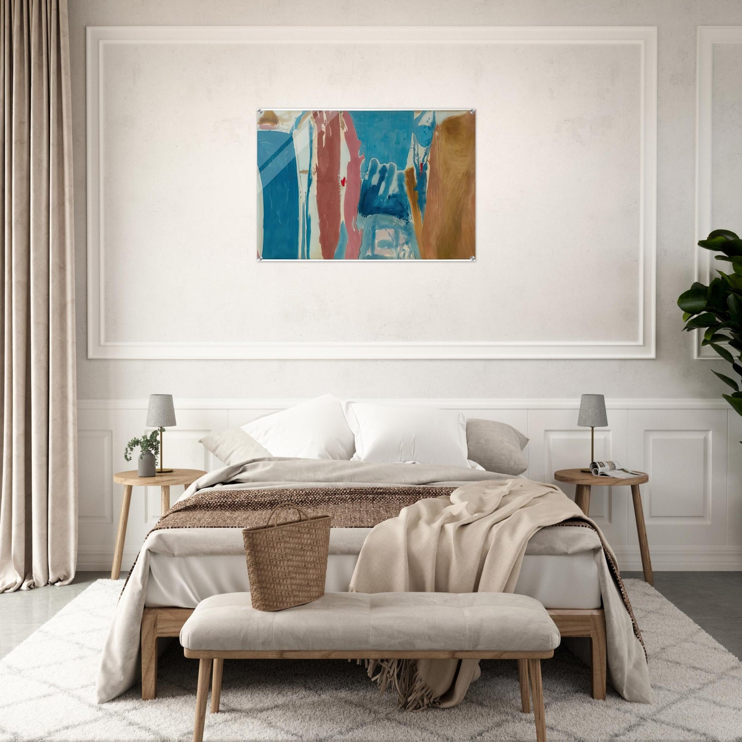 Open Wall, 1953- - Helen Frankenthaler Acrylic Print - 70x100 cm / 28x40″ inches