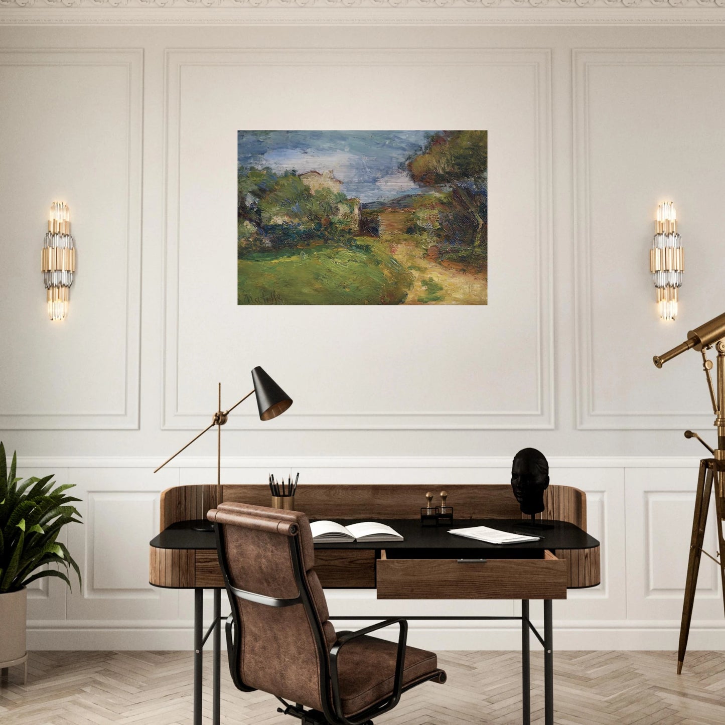 PETIT PAYSAGE CORSE 1898 - Henri Matisse Brushed Aluminum Print - 70x100 cm / 28x40 inches | Henri Matisse Aluminum Print | Henri Matisse Prints