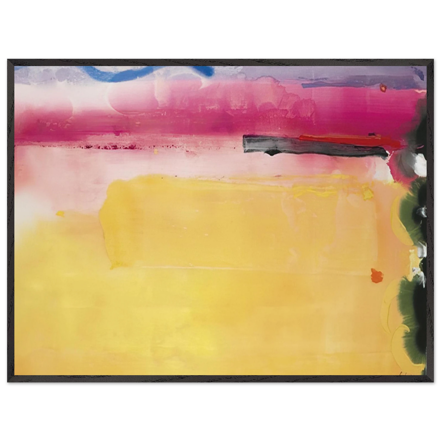 Helen Frankenthaler - Black-Eyed Susan - 1988 Wall art - 60x80 cm / 24x32 inches - Fine Art Poster-canvas - -