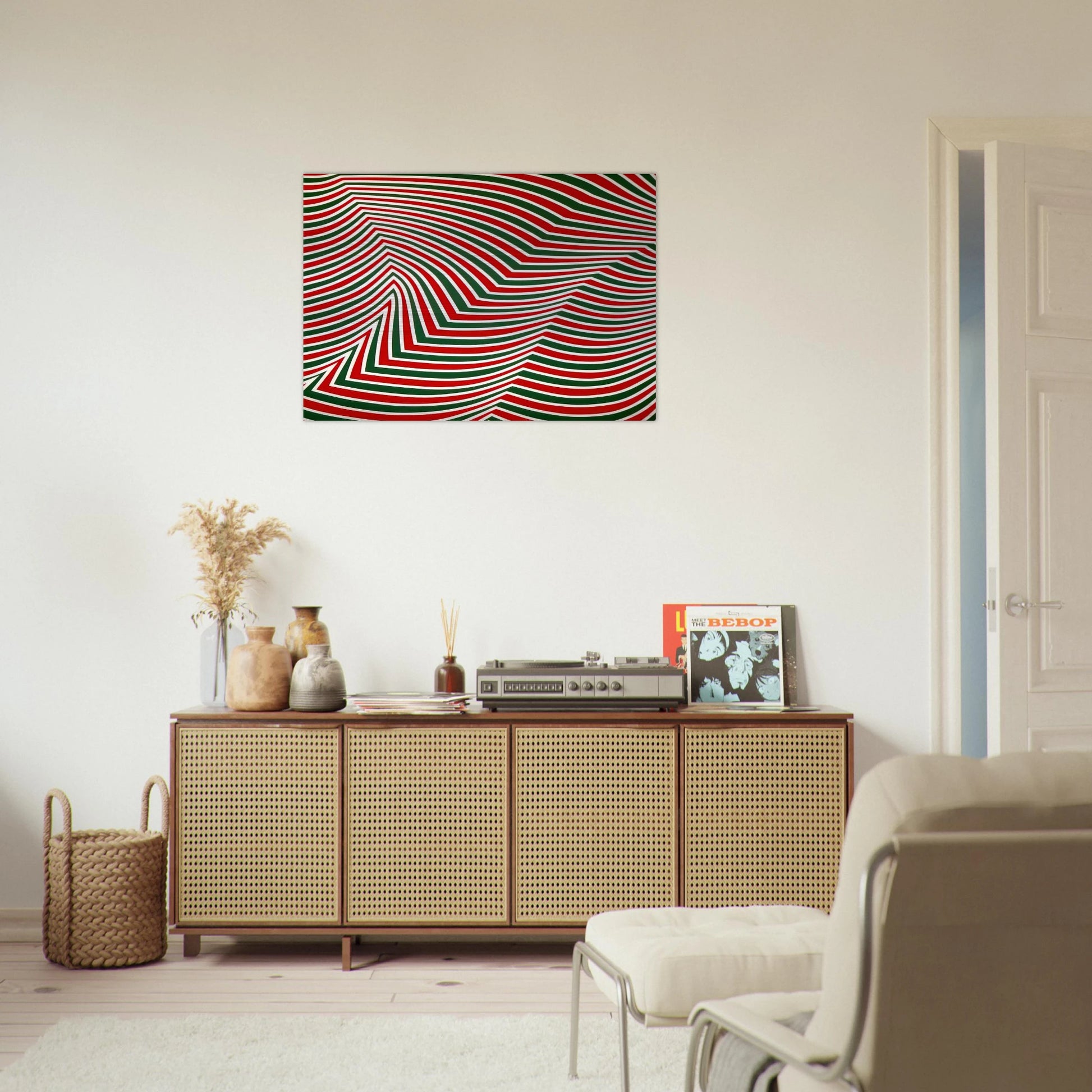 Swirling Retina - Marcel Barbeau Brushed Aluminum Print - 70x100 cm / 28x40 inches | Marcel Barbeau Aluminum Print | Marcel Barbeau Prints