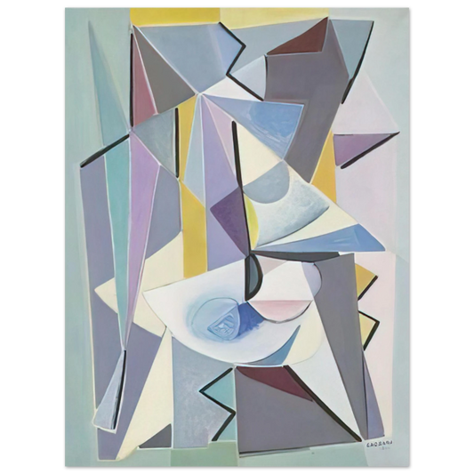 Bice Lazzari - Composizione - 1951  75x100 cm / 30x40inches Fine Art Poster
