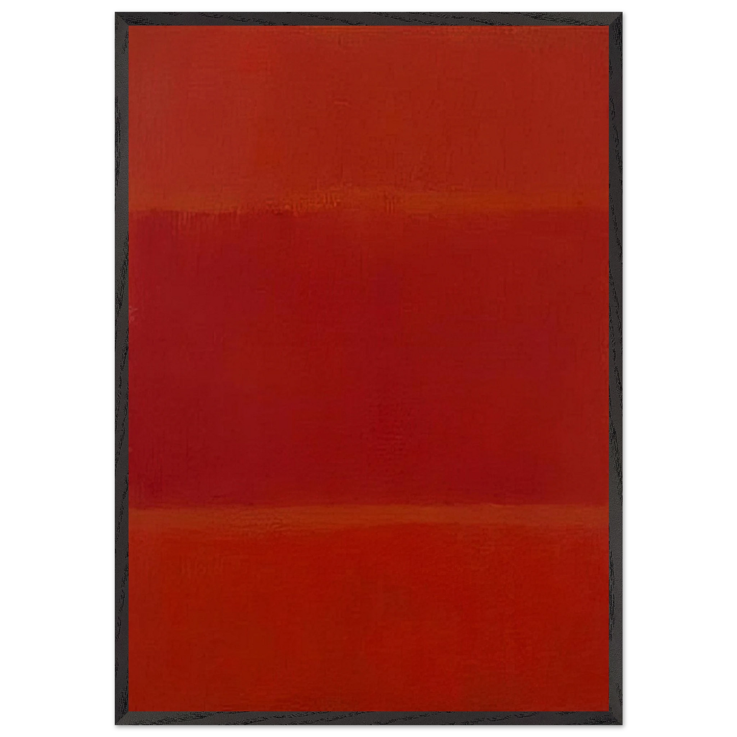 Red and Orange - 1955 - Mark Rothko 70x100 cm / 28x40 inches Framed Art Print – Black Wooden Frame
